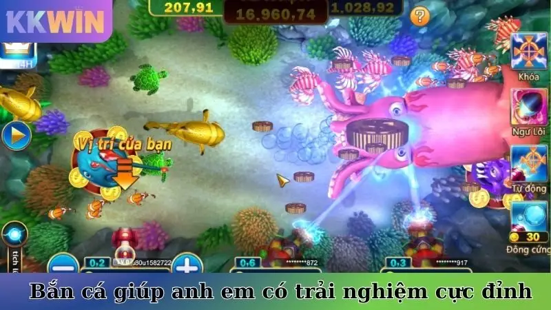 Bắn cá giúp anh em có trải nghiệm cực đỉnh