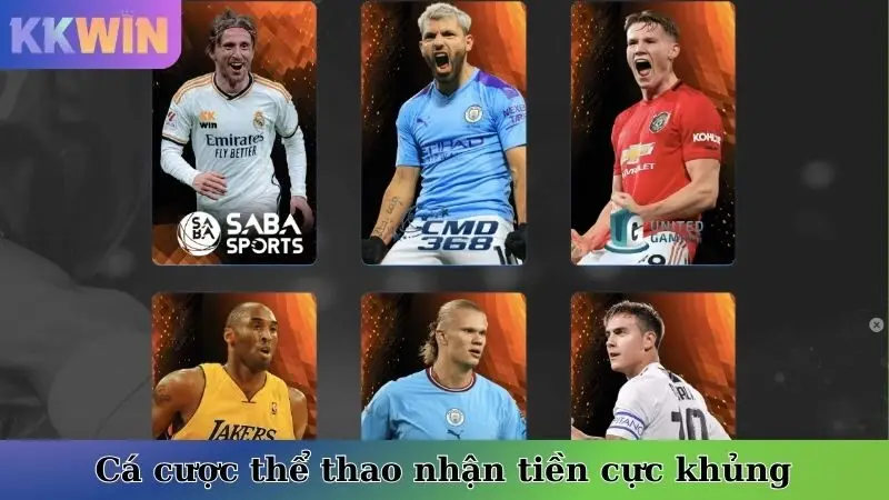 Cá cược thể thao nhận tiền cực khủng