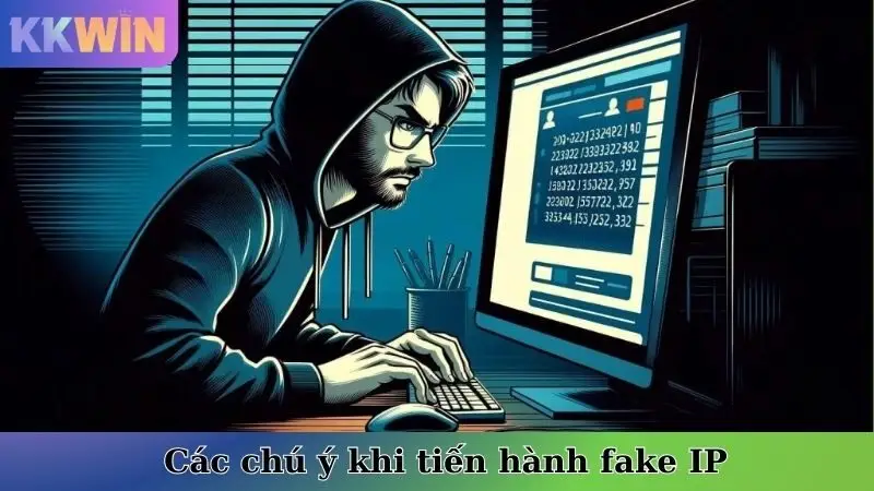 Các chú ý khi tiến hành fake IP