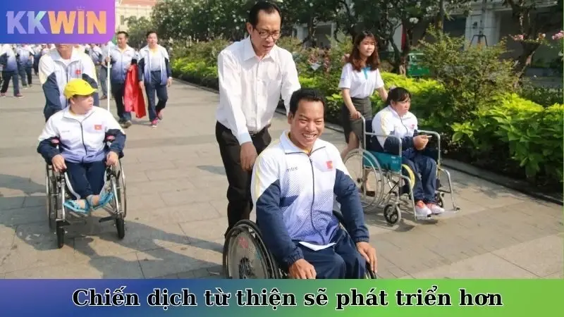 KKwin giúp đỡ người khuyết tật sẽ hoạt động mạnh mẽ trong tương lai