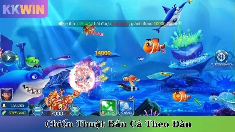 Chiến thuật bắn cá theo đàn