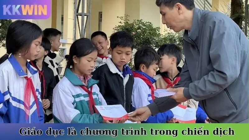 Hỗ trợ giáo dục là chương trình trong chiến dịch từ thiện