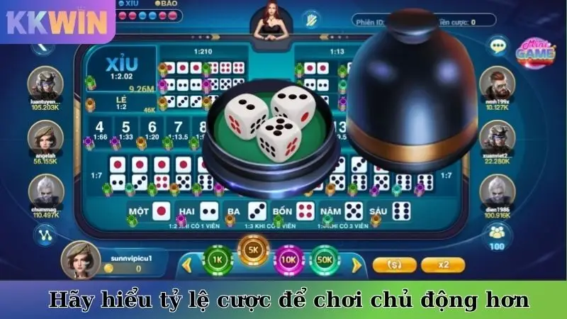 Hãy hiểu tỷ lệ cược để chơi chủ động hơn trên KKwin