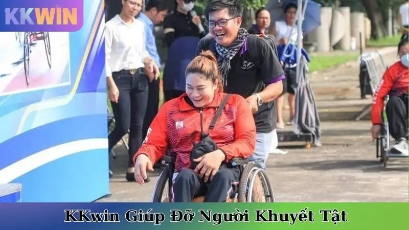 KKwin Giúp Đỡ Người Khuyết Tật